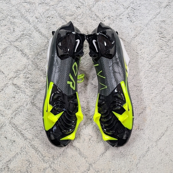 Nike Vapor Edge Pro 360 Football Cleats Black Gray Neon Mens Sz 12 DQ3670-071 main image 5